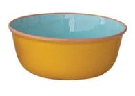 Enameled Bowl Yellow