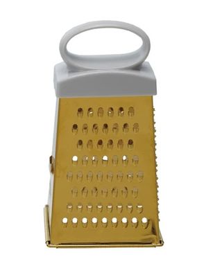 Gold 4-Sided Grater Grey Top