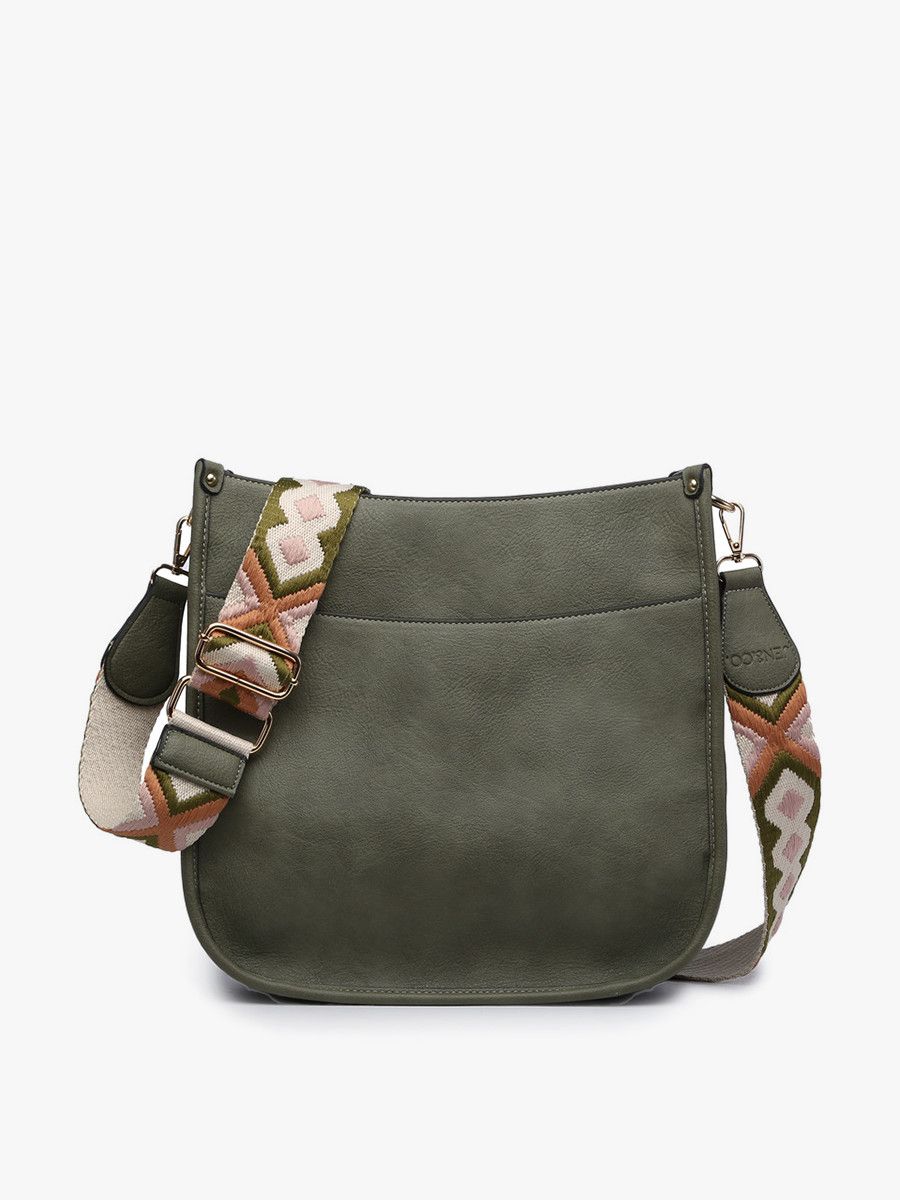 Chloe Vegan Crossbody, Color: Olive