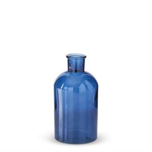 Blue Glass Bottle 7.75” #5