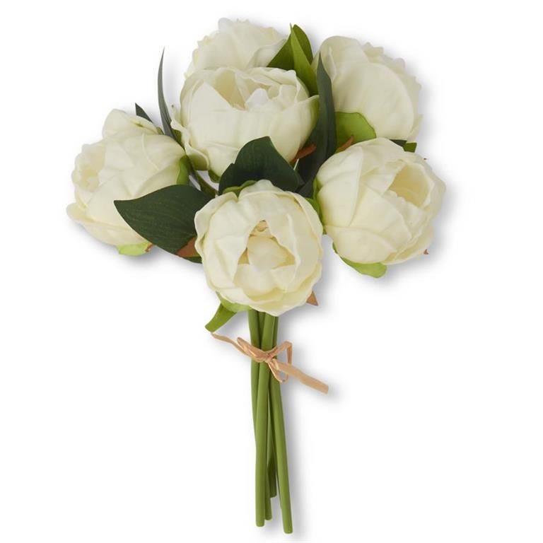 White Peony Bundle 12”