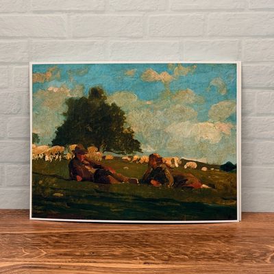Dreaming in the Pasture Oil Print