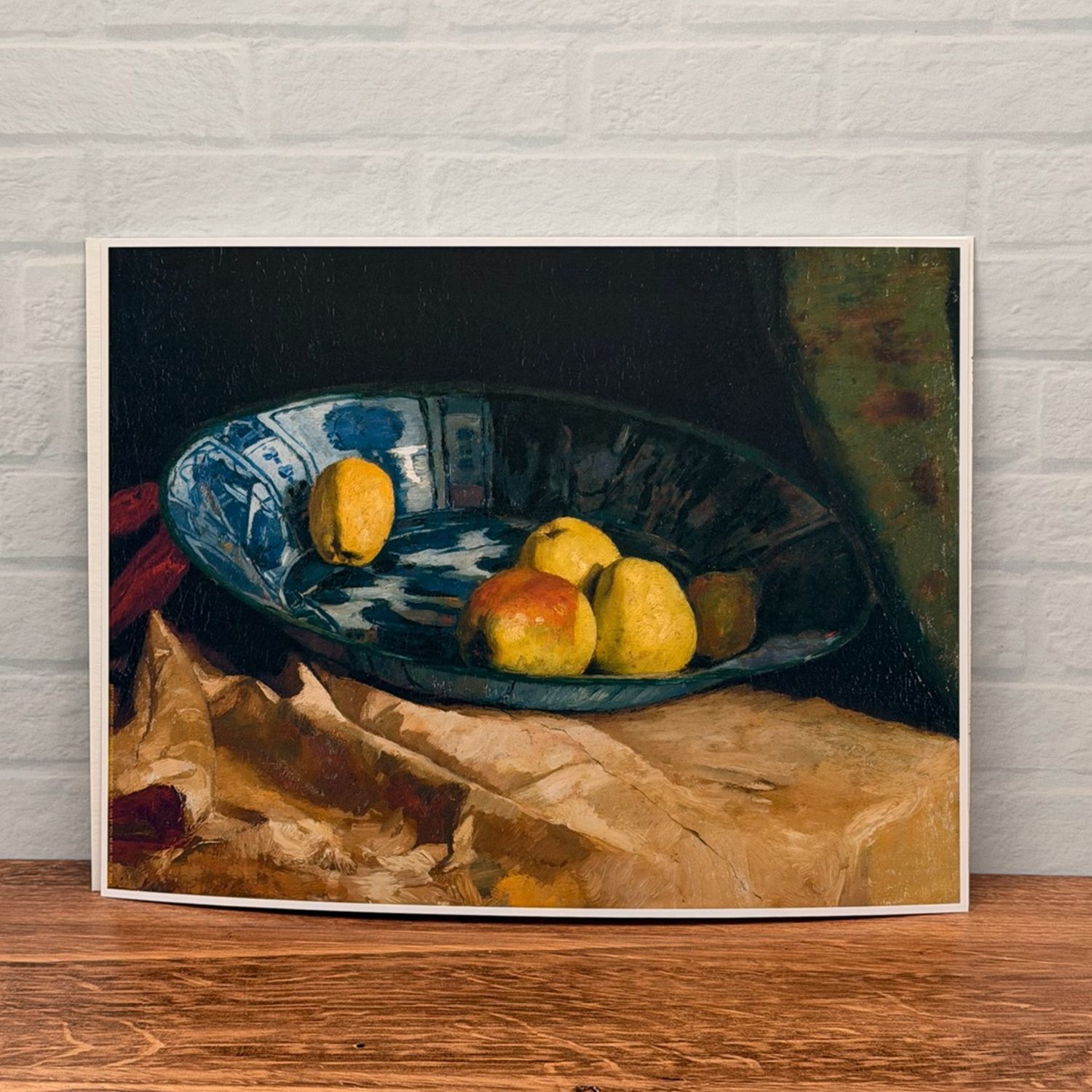 Lemons in Ceramic Bowl Still Life Print