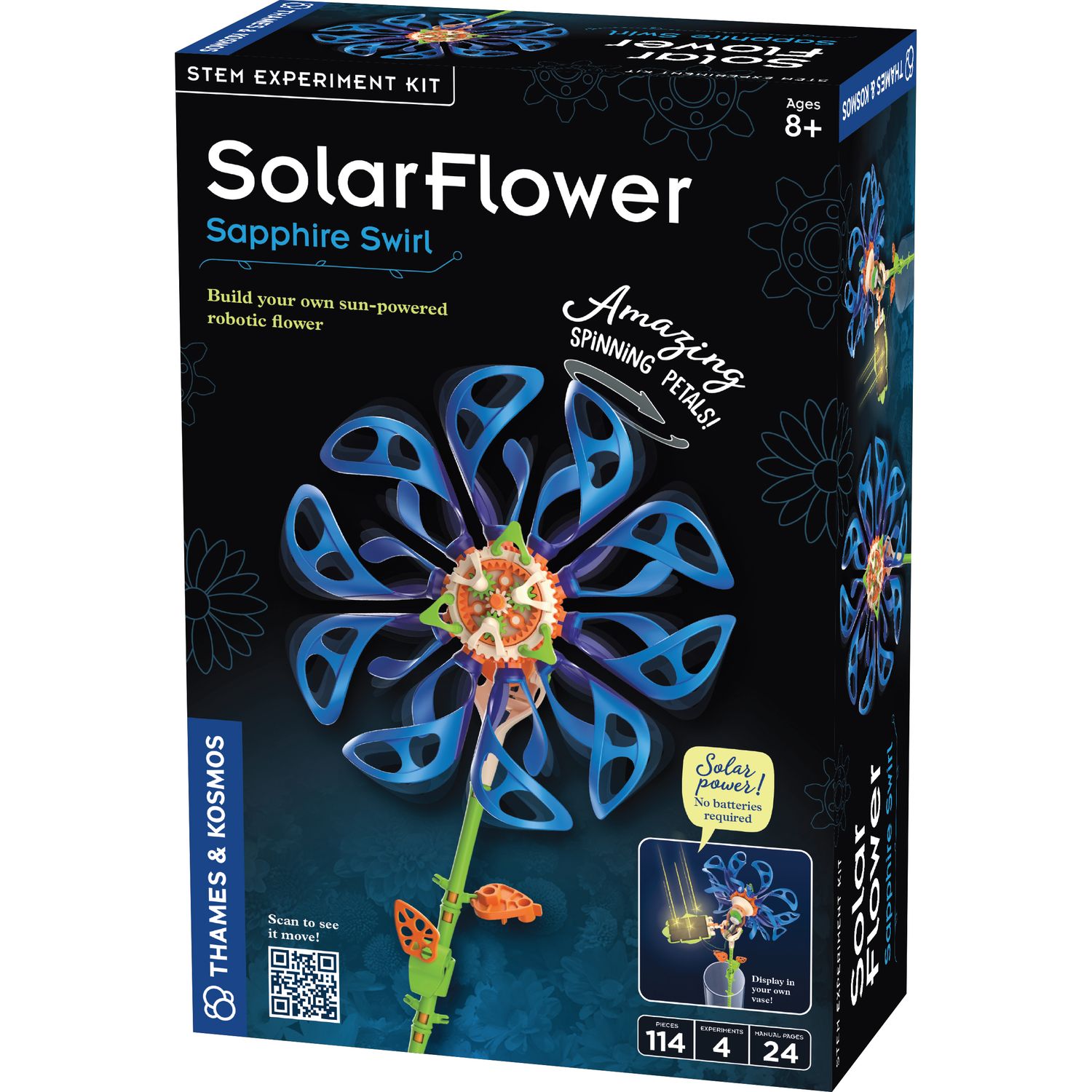 SolarFlower - Sapphire Swirl
