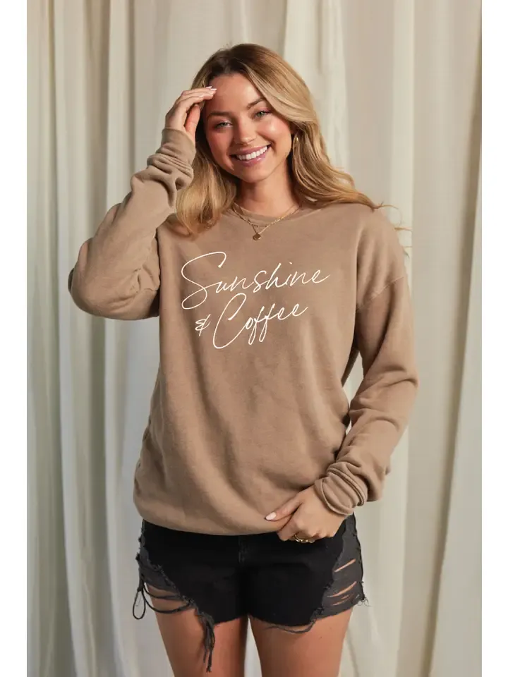 Sunshine &amp; Coffee Sweatshirt