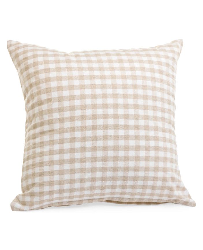 Cotton Cushion Gingham 20x20