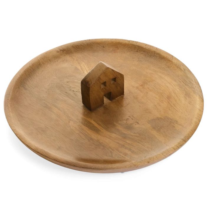 Round Tray w/House