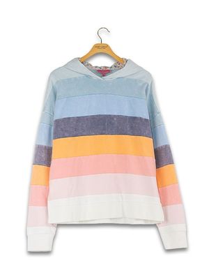 Striped Washed Sweatshirt