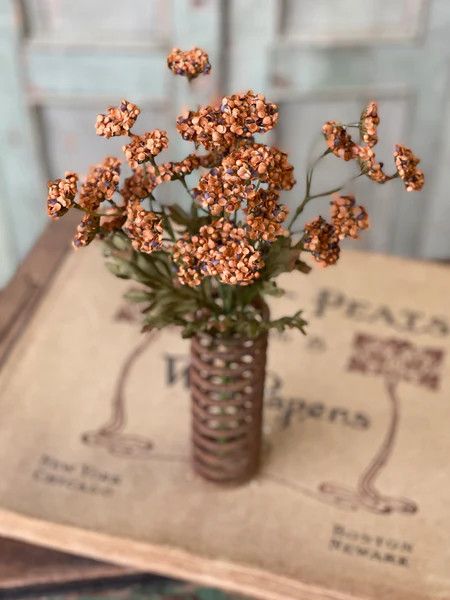 Fennel Flower Bundle Pumpkin 13”
