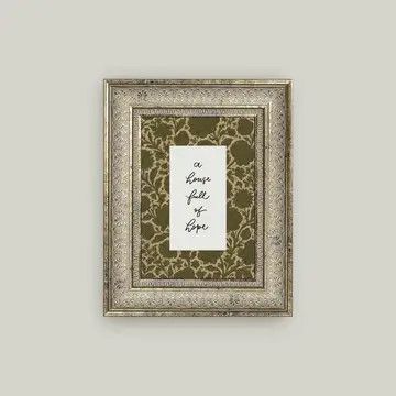 A House Full of Hope Vintage Framed Antique Style Sign 5X7