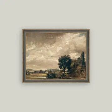 The Fisher's House Vintage Antique Style Art Sign | 9x7”