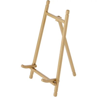 Satin Metal Easel 7" H X 4.25" W X 4.5" D