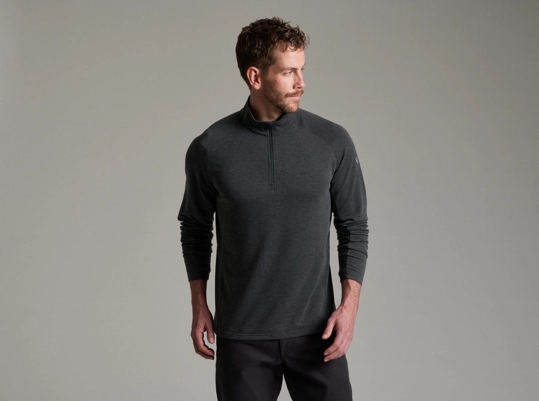 KUHL Influx 1/4 Zip, Color: Carbon, Size: MD