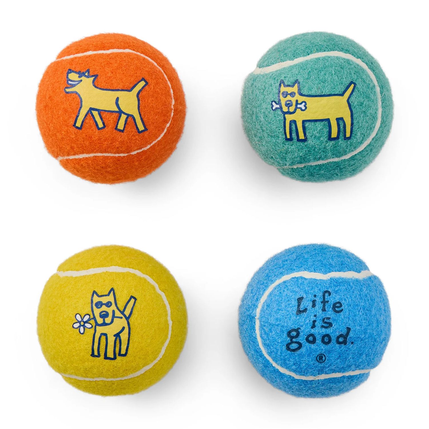 Rocket Squeaker Tennis Ball Set