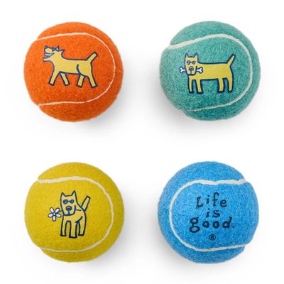 Rocket Squeaker Tennis Ball Set