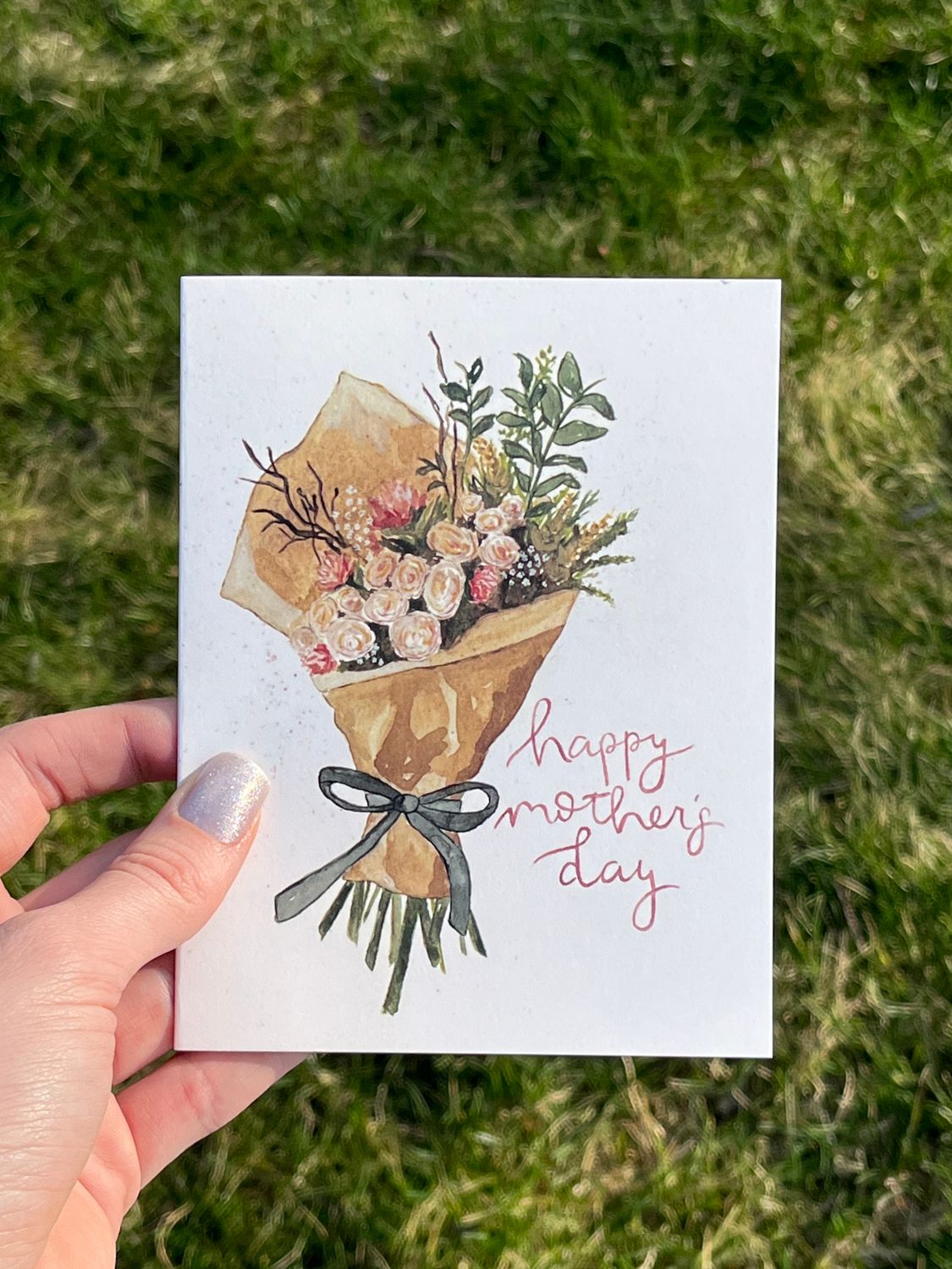 Mothers Day Bouquet Card