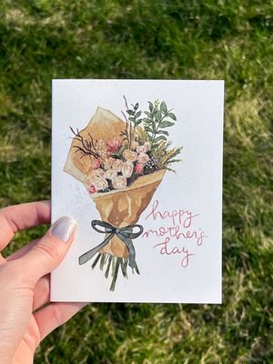 Mothers Day Bouquet Card