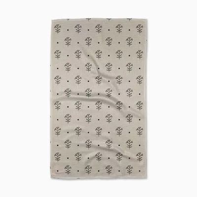 Inked Bloom Tea Towel