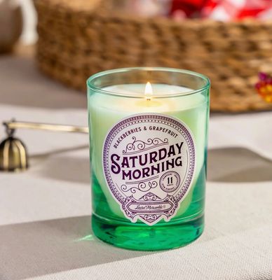 Saturday Morning Candle Blackberries &amp; Grapefruit by Laurel Mercantile Co