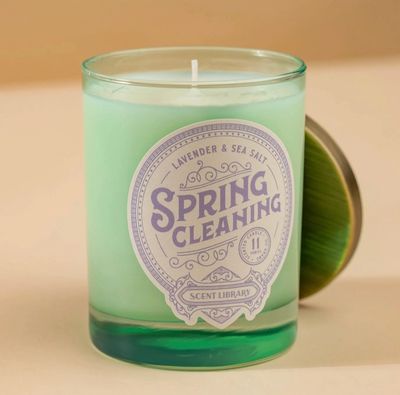 Spring Cleaning Candle Lavender &amp; Sea Salt by Laurel Mercantile Co