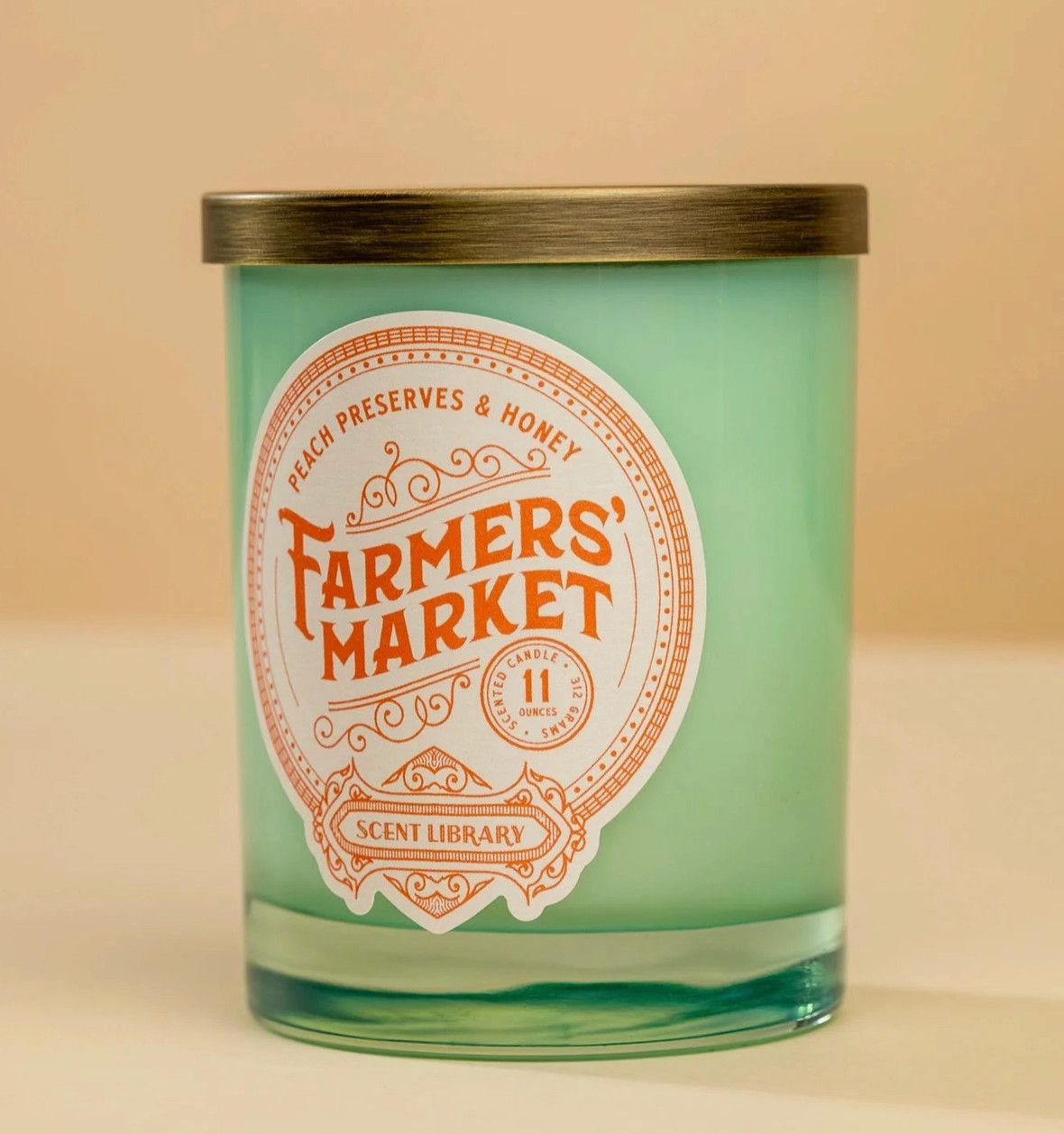 Farmer’s Market Candle Peach Preserves by Laurel Mercantile Co
