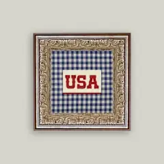 Plaid USA  | Vintage Framed Antique Style Sign