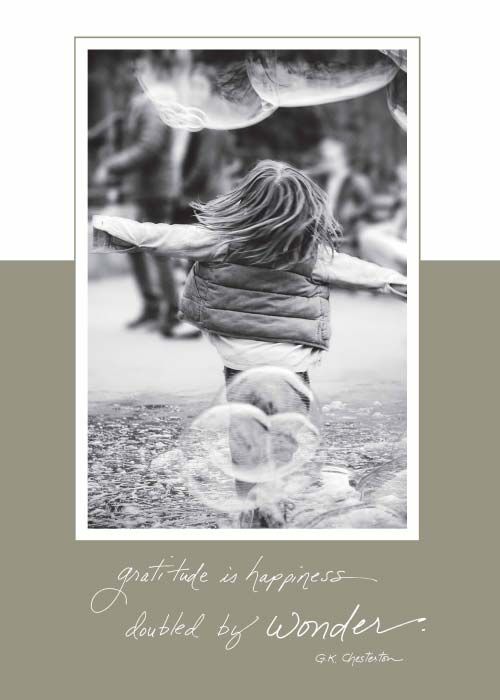 Gratitude is happiness doubles by wonder. - Mother's Day Card