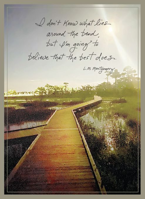 I don't know what lies around the bend... - Graduation Card