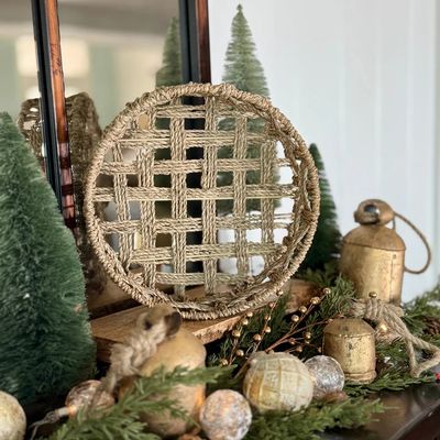 Seagrass Rope Round Tray