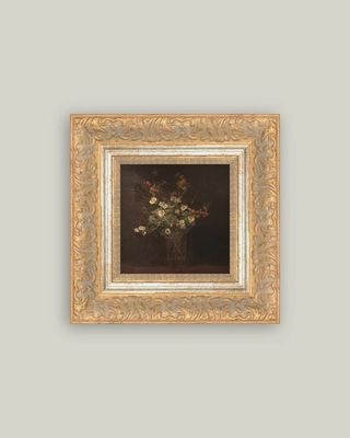 Moody Bloom Art Vintage Framed Art Print