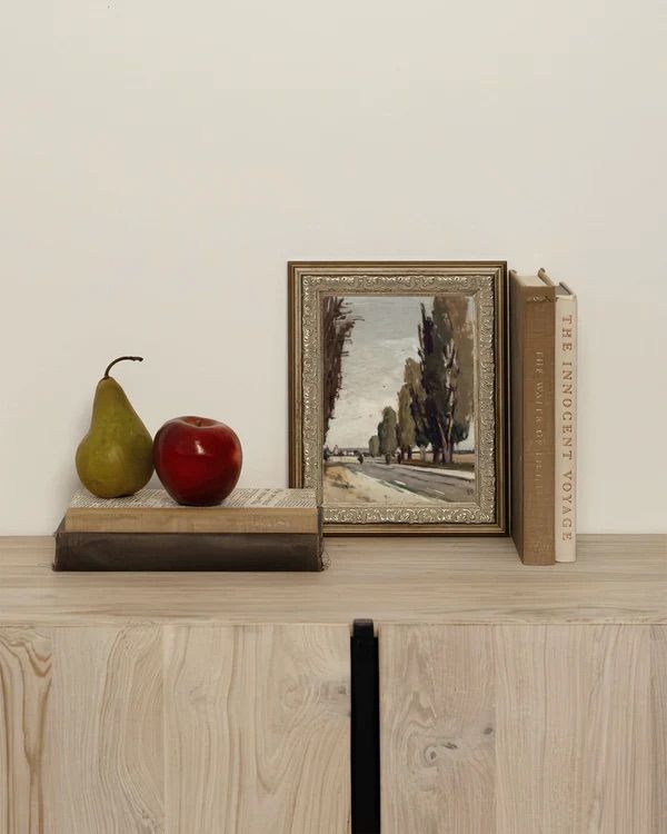 European Tree Lane Vintage Framed Wall Art 8x10