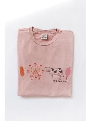 IT'S FAIR TIME! Mineral Washed Graphic Tee