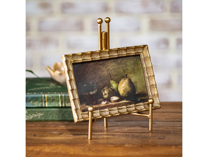 Antique Gold Scallop Edge Photo Frame