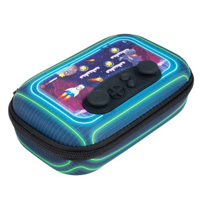 ZIPIT Rocket Gamer Pencil Case For Boys, Joystick Pencil Box