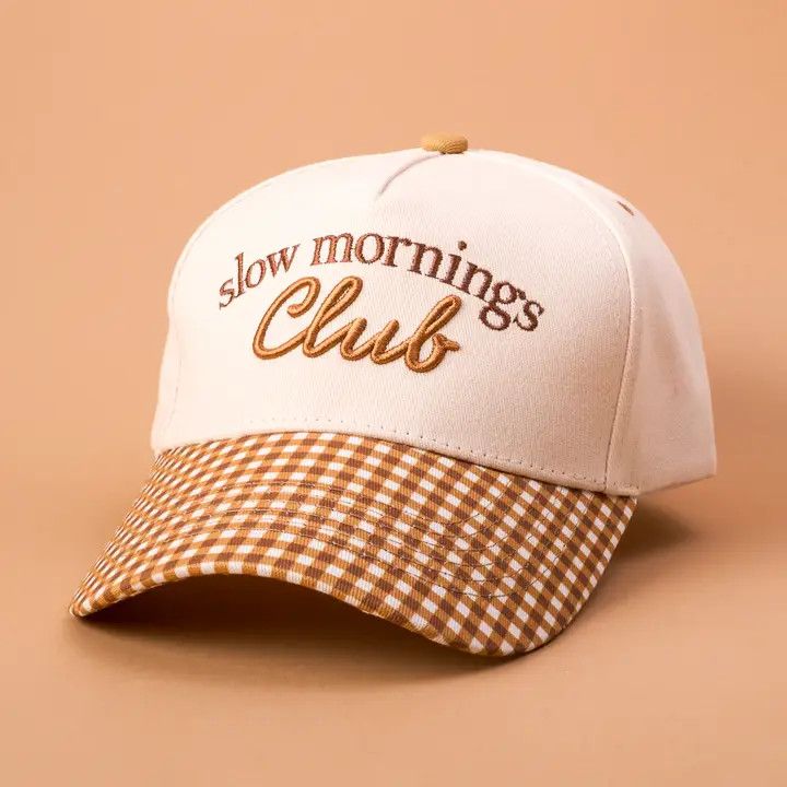 Classic Canvas Hat - Slow Mornings Club