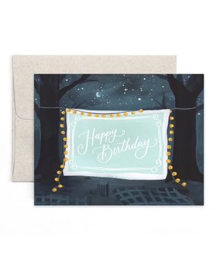 Movie Birthday Greeting Card