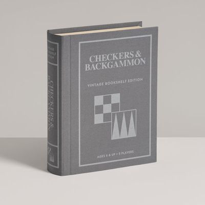 Checkers &amp; Backgammon Bookshelf Edition