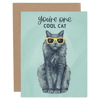 You're One Cool Cat Friendship Greeting Card