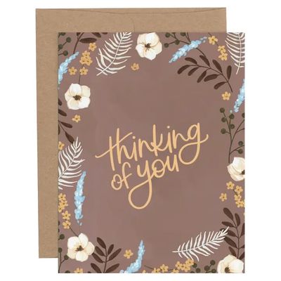 Thinking Of You Hudson Floral Sympathy Greeting Card