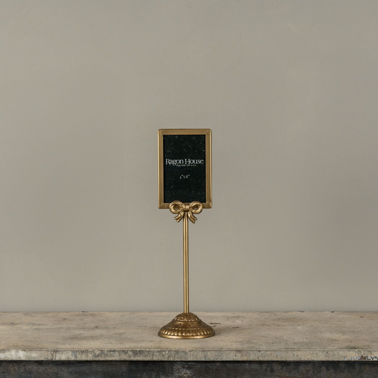 4” x 6” Gold Frame Tabletop Stand