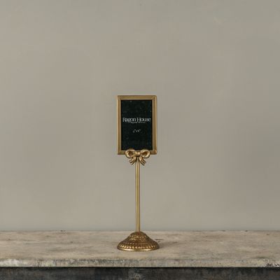 4” x 6” Gold Frame Tabletop Stand