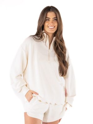 Simply Southern® Scallop Plunge Pullover