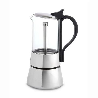 Fino Glass Top Espresso Coffee Maker 4 cup