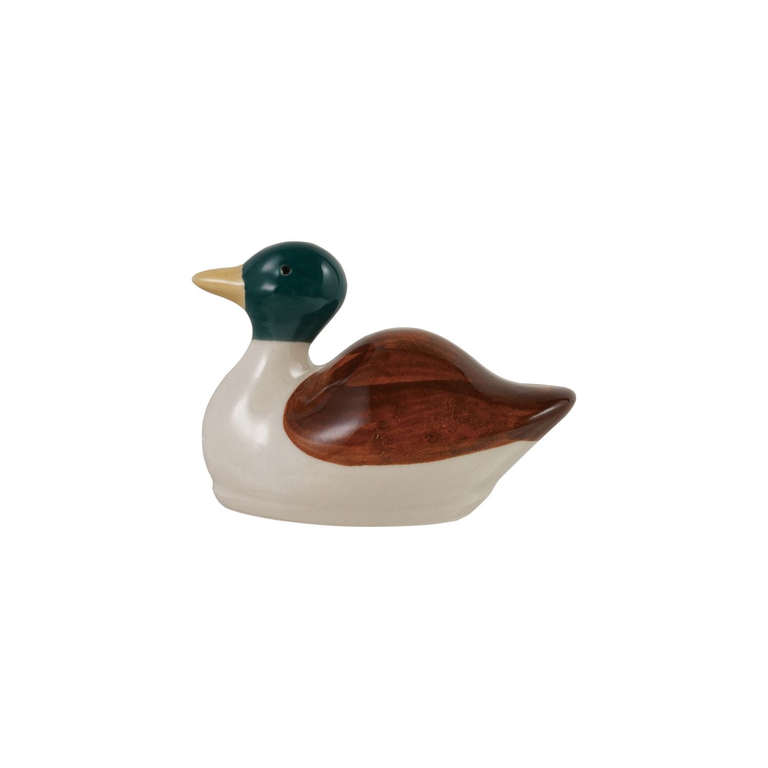 Stoneware Floating Mallard, Brown