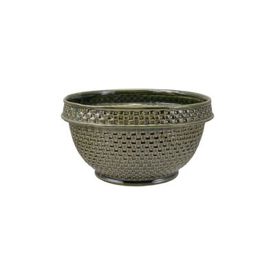 Debossed Reactive Glaze Stoneware Bowl