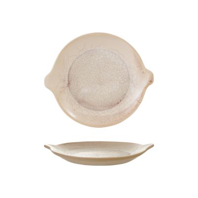 Stoneware Plate With Handles