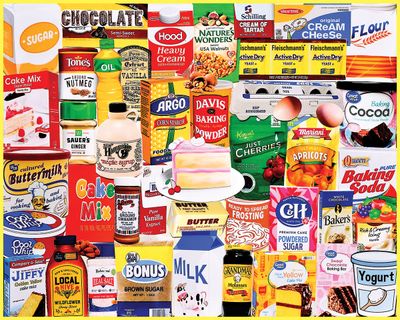 Bake A Cake 1000 Piece White Mountain