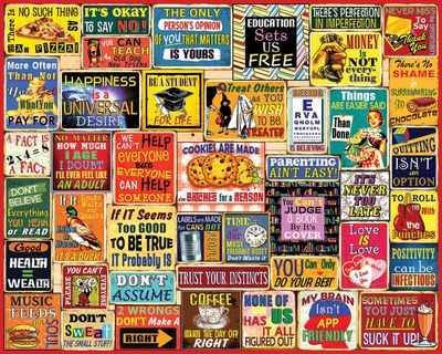 Things I Have Learned - 1000 Piece Jigsaw Puzzle