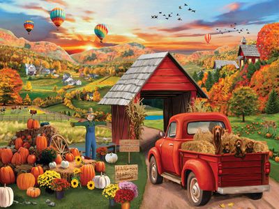 Harvest Market - 500 Piece Jigsaw Puzzle