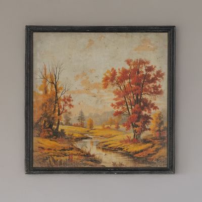 Framed Autumn River Print